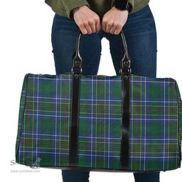 Scottish Cockburn Ancient Clan Tartan Travel Bag - Classic Scottish Plaid Tartan Plaid