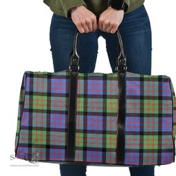 Scottish MacDonald Ancient Clan Tartan Travel Bag - Classic Scottish Plaid Tartan Plaid