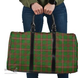 Scottish MacKinnon Hunting Modern Clan Tartan Travel Bag - Classic Scottish Plaid Tartan Plaid