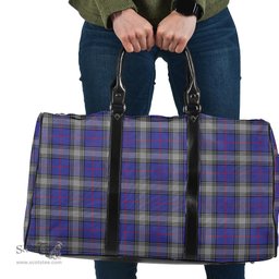 Scottish Kinnaird Clan Tartan Travel Bag - Classic Scottish Plaid Tartan Plaid