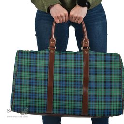 Scottish MacCallum Ancient Clan Tartan Travel Bag - Classic Scottish Plaid Tartan Plaid