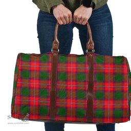 Scottish Rattray Modern Clan Tartan Travel Bag - Classic Scottish Plaid Tartan Plaid