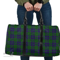 Scottish Lockhart Modern Clan Tartan Travel Bag - Classic Scottish Plaid Tartan Plaid