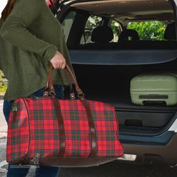 Scottish Drummond Modern Clan Tartan Travel Bag - Classic Scottish Plaid Tartan Plaid