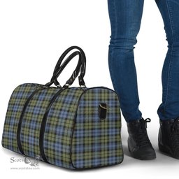 Scottish Campbell Faded Clan Tartan Travel Bag - Classic Scottish Plaid Tartan Plaid