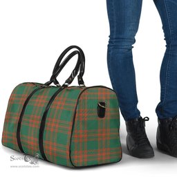 Scottish Menzies Green Ancient Clan Tartan Travel Bag - Classic Scottish Plaid Tartan Plaid