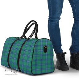 Scottish Irvine Ancient Clan Tartan Travel Bag - Classic Scottish Plaid Tartan Plaid