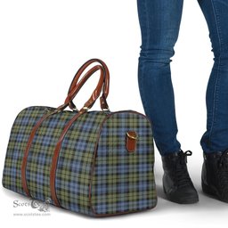 Scottish Campbell Faded Clan Tartan Travel Bag - Classic Scottish Plaid Tartan Plaid