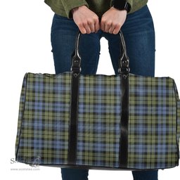 Scottish Campbell Faded Clan Tartan Travel Bag - Classic Scottish Plaid Tartan Plaid