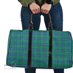 Scottish Irvine Ancient Clan Tartan Travel Bag - Classic Scottish Plaid Tartan Plaid