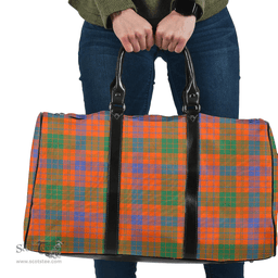 Scottish Ross Ancient Clan Tartan Travel Bag - Classic Scottish Plaid Tartan Plaid