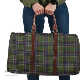 Scottish MacMillan Hunting Modern Clan Tartan Travel Bag - Classic Scottish Plaid Tartan Plaid