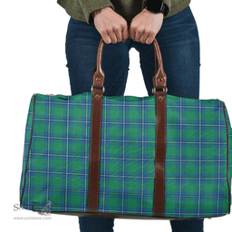 Scottish Irvine Ancient Clan Tartan Travel Bag - Classic Scottish Plaid Tartan Plaid