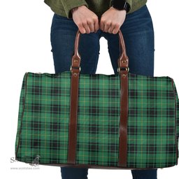 Scottish MacArthur Ancient Clan Tartan Travel Bag - Classic Scottish Plaid Tartan Plaid