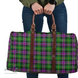Scottish Selkirk Clan Tartan Travel Bag - Classic Scottish Plaid Tartan Plaid