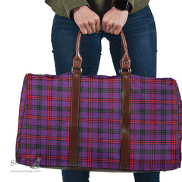 Scottish Montgomery Modern Clan Tartan Travel Bag - Classic Scottish Plaid Tartan Plaid