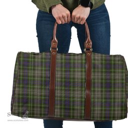 Scottish Davidson Tulloch Dress Clan Tartan Travel Bag - Classic Scottish Plaid Tartan Plaid