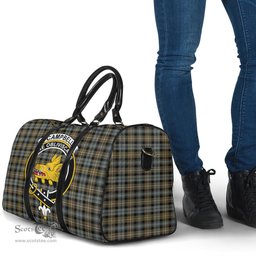 Scottish Campbell Argyll Weathered Clan Tartan Travel Bag - Crest Classic Scottish Plaid Tartan Plaid