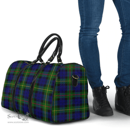 Scottish MacEwen Modern Clan Tartan Travel Bag - Classic Scottish Plaid Tartan Plaid