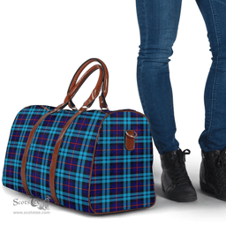 Scottish McCorquodale Clan Tartan Travel Bag - Classic Scottish Plaid Tartan Plaid