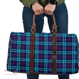 Scottish McCorquodale Clan Tartan Travel Bag - Classic Scottish Plaid Tartan Plaid
