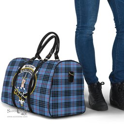 Scottish MacKay Blue Clan Tartan Travel Bag - Crest Classic Scottish Plaid Tartan Plaid