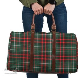 Scottish MacDiarmid Modern Clan Tartan Travel Bag - Classic Scottish Plaid Tartan Plaid