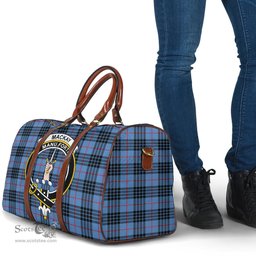 Scottish MacKay Blue Clan Tartan Travel Bag - Crest Classic Scottish Plaid Tartan Plaid