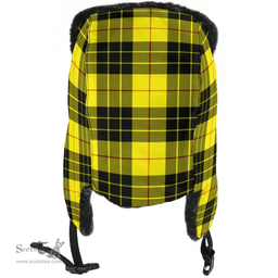 Scottish MacLeod of Lewis Modern Clan Tartan Trapper Hat - Classic Scottish Plaid Tartan Plaid