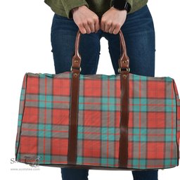 Scottish Dunbar Ancient Clan Tartan Travel Bag - Classic Scottish Plaid Tartan Plaid
