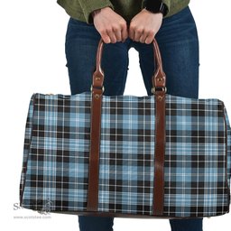 Scottish Clark Ancient Clan Tartan Travel Bag - Classic Scottish Plaid Tartan Plaid