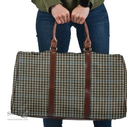 Scottish Haig Check Clan Tartan Travel Bag - Classic Scottish Plaid Tartan Plaid