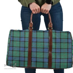 Scottish Sinclair Hunting Ancient Clan Tartan Travel Bag - Classic Scottish Plaid Tartan Plaid