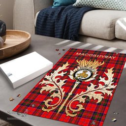 Scottish MacGillivray Modern Clan Tartan Puzzle - Thistle Scotland Style Scottish Plaid Tartan Plaid