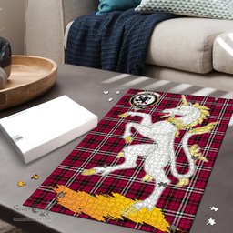 Scottish Little Clan Tartan Puzzle - Unicorn Style Scottish Plaid Tartan Plaid