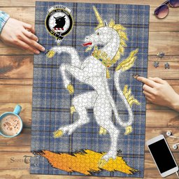 Scottish Tweedie Clan Tartan Puzzle - Unicorn Style Scottish Plaid Tartan Plaid