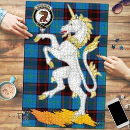 Scottish Wedderburn Clan Tartan Puzzle - Unicorn Style Scottish Plaid Tartan Plaid