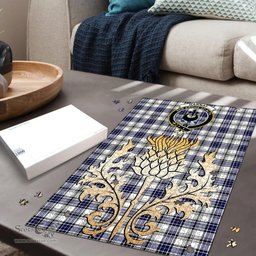 Scottish Hannay Modern Clan Tartan Puzzle - Thistle Gold Style Scottish Plaid Tartan Plaid
