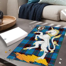 Scottish Wedderburn Clan Tartan Puzzle - Unicorn Style Scottish Plaid Tartan Plaid