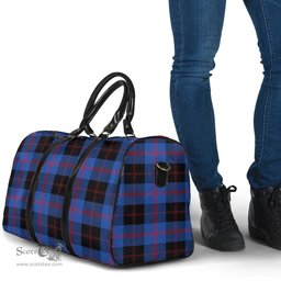 Scottish Angus Modern Clan Tartan Travel Bag - Classic Scottish Plaid Tartan Plaid