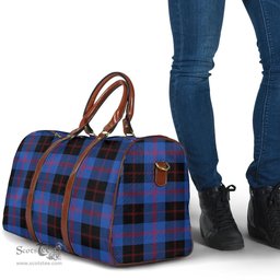 Scottish Angus Modern Clan Tartan Travel Bag - Classic Scottish Plaid Tartan Plaid
