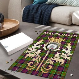 Scottish MacDonald of Clanranald Clan Tartan Puzzle - Thistle Scotland Style Scottish Plaid Tartan Plaid