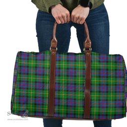 Scottish Tait Modern Clan Tartan Travel Bag - Classic Scottish Plaid Tartan Plaid