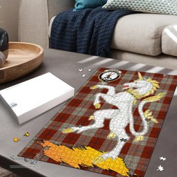 Scottish Davidson Dress Dancers Clan Tartan Puzzle - Unicorn Style Scottish Plaid Tartan Plaid
