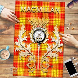 Scottish MacMillan Clan Tartan Puzzle - Thistle Scotland Style Scottish Plaid Tartan Plaid