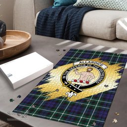 Scottish Allardice Clan Tartan Puzzle - Gold Style Scottish Plaid Tartan Plaid