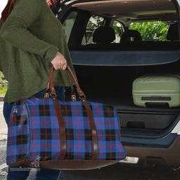 Scottish Angus Modern Clan Tartan Travel Bag - Classic Scottish Plaid Tartan Plaid