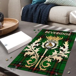 Scottish Beveridge Clan Tartan Puzzle - Thistle Scotland Style Scottish Plaid Tartan Plaid