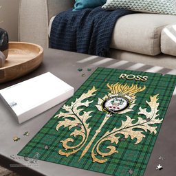 Scottish Ross Hunting Ancient Clan Tartan Puzzle - Thistle Scotland Style Scottish Plaid Tartan Plaid