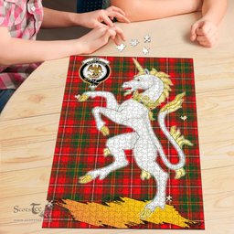Scottish Hay Modern Clan Tartan Puzzle - Unicorn Style Scottish Plaid Tartan Plaid